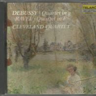 The Cleveland Quartet "Debussy: Quartet In G - Ravel: Quartet In F" CD (1988)