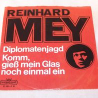 Reinhard Mey - Diplomatenjagd / Komm, gieß..., Single - Intercord 1970