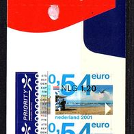H861 Niederlande Mi. Nr. 1902 BD - 2 Marken auf Verkaufskarte * *