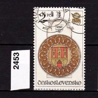 Ts095- Tschechoslowakei Mi. Nr. 2451 + 2453 + 2455 Briefmarkenausstellung o