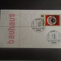 Sonderbriefumschlag Satz BRD:1983 - Bauhaus 100. Geb. Walter Gropius - MichlNr: 1164+