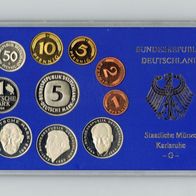 DM - "Kursmünzensatz 1994 G" in PP-Spiegelglanz