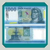 Ungarn / Hungary 1000 Forint 2017 Unc. P. 203a 2595 + 5789