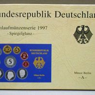 DM - "Kursmünzensatz 1997 A" in PP-Spiegelglanz