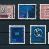 2372 - BRD Briefmarken Michel Nr 475,480,481,482,484 gest Jahrg 1965