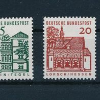 2374 - BRD Briefmarken Michel Nr 454,455,456,458 frisch Jahrg 1965