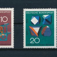 2386 - BRD Briefmarken Michel Nr 546,567 ohne Gummi frisch Jahrg 1968