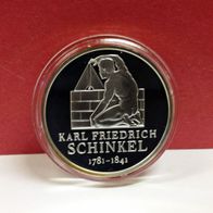 10€ - Münze "225. Geburtstag Karl Friedrich Schinkel" in Spiegelglanz