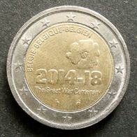 2 Euro - Belgien - 2014, 100 Jahre Erster Weltkrieg