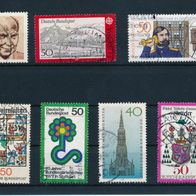 2446 - BRD Briefmarken Michel Nr,922,927,935,937,941,942,947 gest Jahrg 1977