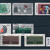 2458 - BRD Briefmarken Michel Nr,1083,1084,1086,1088,1098,1105,1106 gest Jahrg 1981
