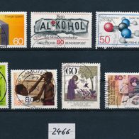 2466 - BRD Briefmarken Michel Nr,1119,1129,1145,1146,1148,1149,1154 gest Jahrg 1982