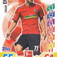 SC Freiburg Topps Trading Card 2017 Onur Bulut Nr.104