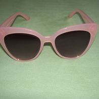Zara Sonnenbrille Cat Eye Beige Braune Gläser Bügellänge 150mm