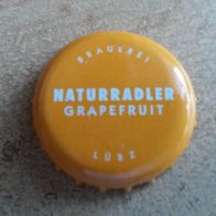 Kronkorken Lübzer Naturradler Grapefruit