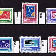 Un074 - Ungarn Mi. Nr. 1907 + 1908 + 1909 + 1910 + 1912 + 1913 o