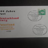 Sonderbriefumschlag BRD:1990 - 500 Jahre Post - MichelNr: DDR 3346 # 3