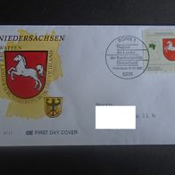 Sonderbriefumschlag BRD:1993 - Wappen der Länder der BRD - MichelNr: 1662