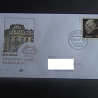 Sonderbriefumschlag BRD:1993 - Vierstellige Postleitzahlen - MichelNr: 1601