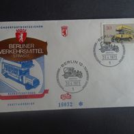 Sonderbriefumschlag BRD 1973: Berliner Verkehrsmittel - MichelNr: Berlin 448
