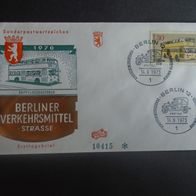 Sonderbriefumschlag BRD 1973: Berliner Verkehrsmittel - MichelNr: Berlin 449