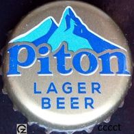 Piton Lager Beer Bier Brauerei Kronkorken aus Sankt Lucia Karibik Kronenkorken