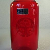 Rote Bohemia Glas-Vase, CSSR 1945 - 1975