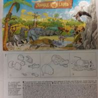 Fremdfiguren / Chupa Chups Beipackzettel Surprise Jungle Land / F