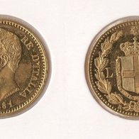 Italien 20 Lire 1881 R "Umberto I. (1878 - 1900)" GOLD vz