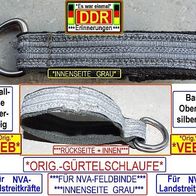 DDR * NVA * Orig.-Gürtelschlaufe passend zur Offiziers-Feldbinde der Landstreitkräfte