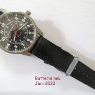 einfache Herren Armbanduhr * Bergmann 1952 mit Tagesdatum * neuwertig