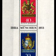 Bund / Nr. Block 9 IBRA postfrisch / Briefmarkenausstellung