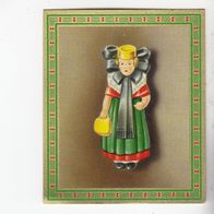 Union WHW Abzeichen Motiv Trachtenfiguren aus Porzellan Bückeburgerin von 1936/37 #56