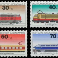 Bund / Nr. 836 - 839 Eisenbahn postfrisch