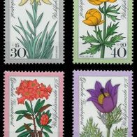 Bund / Nr. 867 - 870 Alpenblumen postfrisch