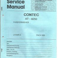 Schaltplan Kopie von Schaltungsdienst Lange für Contec KT-8250 Farbfernseher