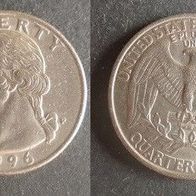 Münze USA: 0,25 oder Quarter Dollar 1996 - P