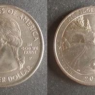 Münze USA: 0,25 oder Quarter Dollar 2015 - Blue Ridge Parkway - P