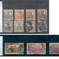 Briefmarken Deutsches Reich 1916 / 1920- Ergänzungswerte vollständiger Satz