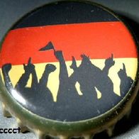 Oettinger Fußball EM 2012 schwarz-rot-gold Bier Brauerei Kronkorken RRK Deutschland