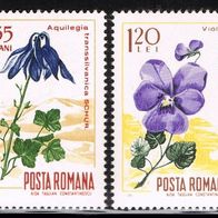 Rumänien - Postfrisch Mi-Nr. 2594-99 "Karpaten-Flora" nur 25%Mi
