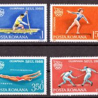 Rumänien - Postfrisch Mi-Nr. 4475-82 "Olymp. Sommerspiele, Seoul" nur 25%Mi