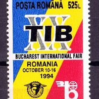 Rumänien - Postfrisch Mi-Nr. 5033 „20. Intern. Handelsmesse“ nur 25%Mi