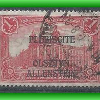 Allenstein MiNr. 10 gestempelt , (3417 b/ T)