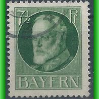 Bayern MiNr. 113 A gestempelt, (3315 b/ T)