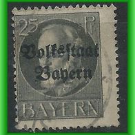 Bayern MiNr. 122A gestempelt, (3236 b/ T)