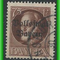 Bayern MiNr. 135A gestempelt, (3145 b/ T)