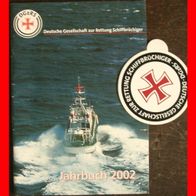 Das DGzRS-Jahrbuch 2002 + Aufkleber - TOP