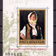 Rumänien - Postfrisch Mi-Nr. Bl. 191 "Gemälde Nicolae Grigorescu" nur 25%Mi