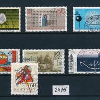 2475 - BRD Briefmarken Michel Nr1163,1167,1175,1176,1178,1179,1180 gest Jahrg.1983